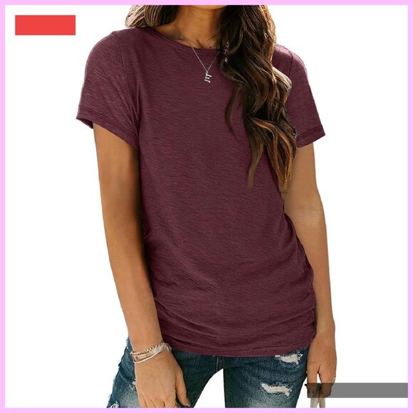 Plus Size Oversized Short Sleeve T-Shirt for Summer Beach Vacation - Picture 1 of 4